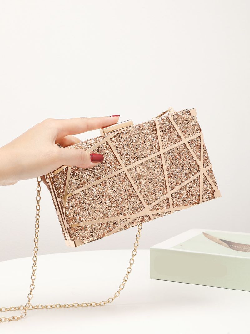 Mini Glitter Detail Box Bag