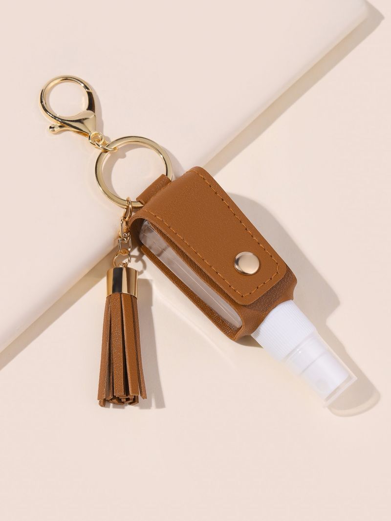 Studded Detail Tassel Decor Bag Charm