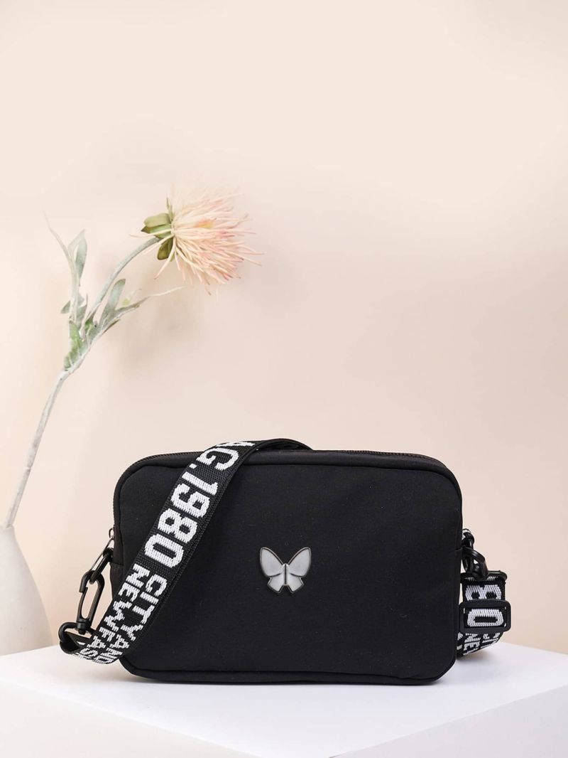 Mini Butterfly Decor Square Bag