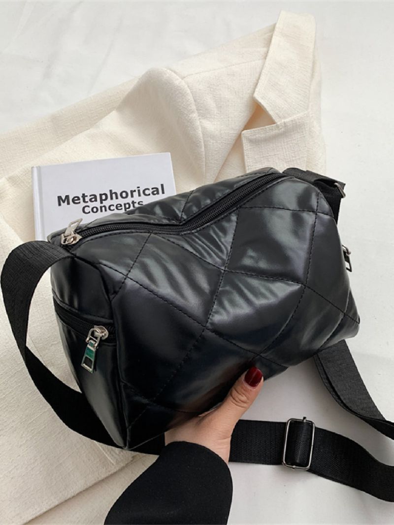 Minimalist Quilted Bucket Bag