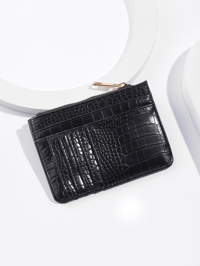 Crocodile Embossed Card Holder