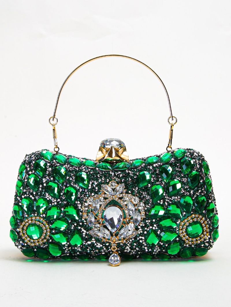 Mini Rhinestone Decor Box Bag