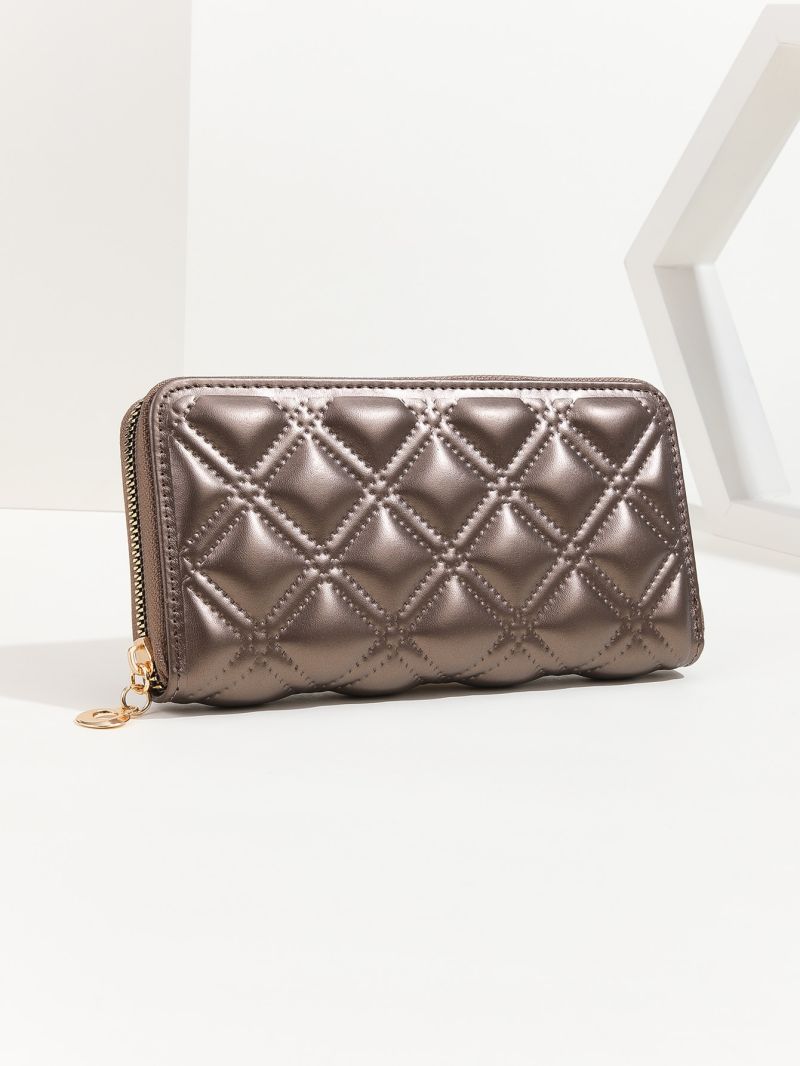 Quilted Long Wallet