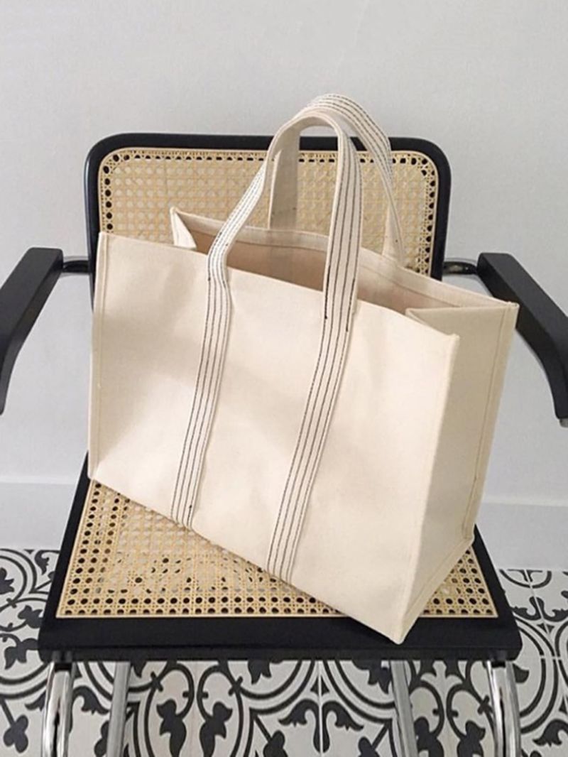 Stitch Detail Shopper Bag