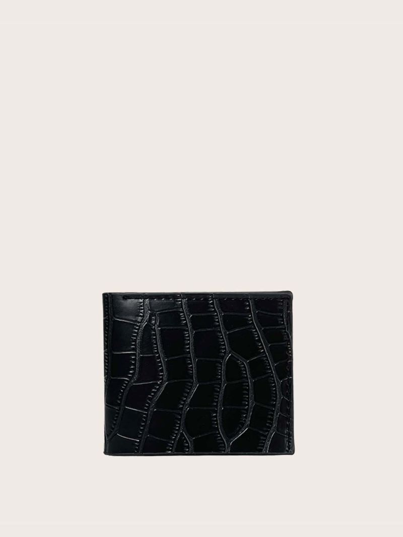 Crocodile Embossed Small Wallet