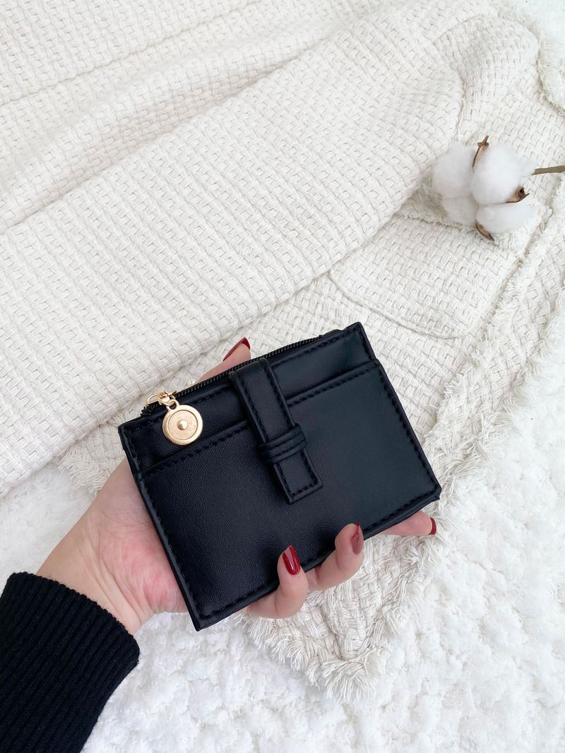 Zipper Decor Coin Purse