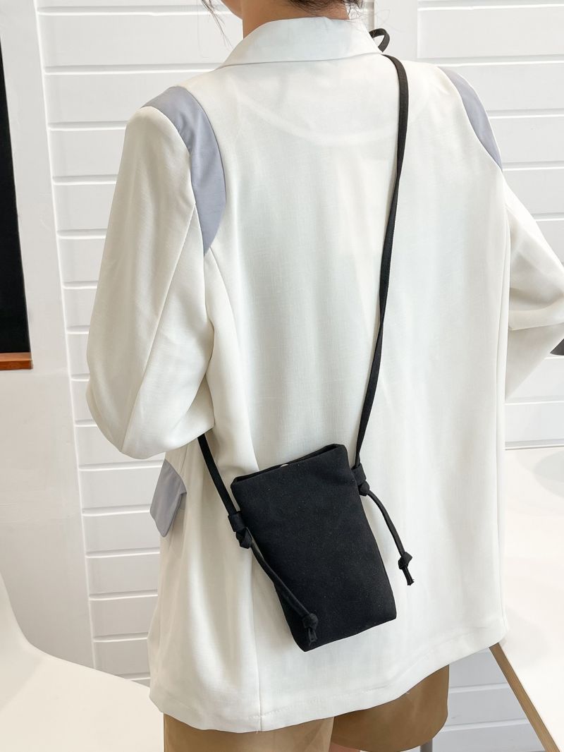 Minimalist Canvas Square Bag