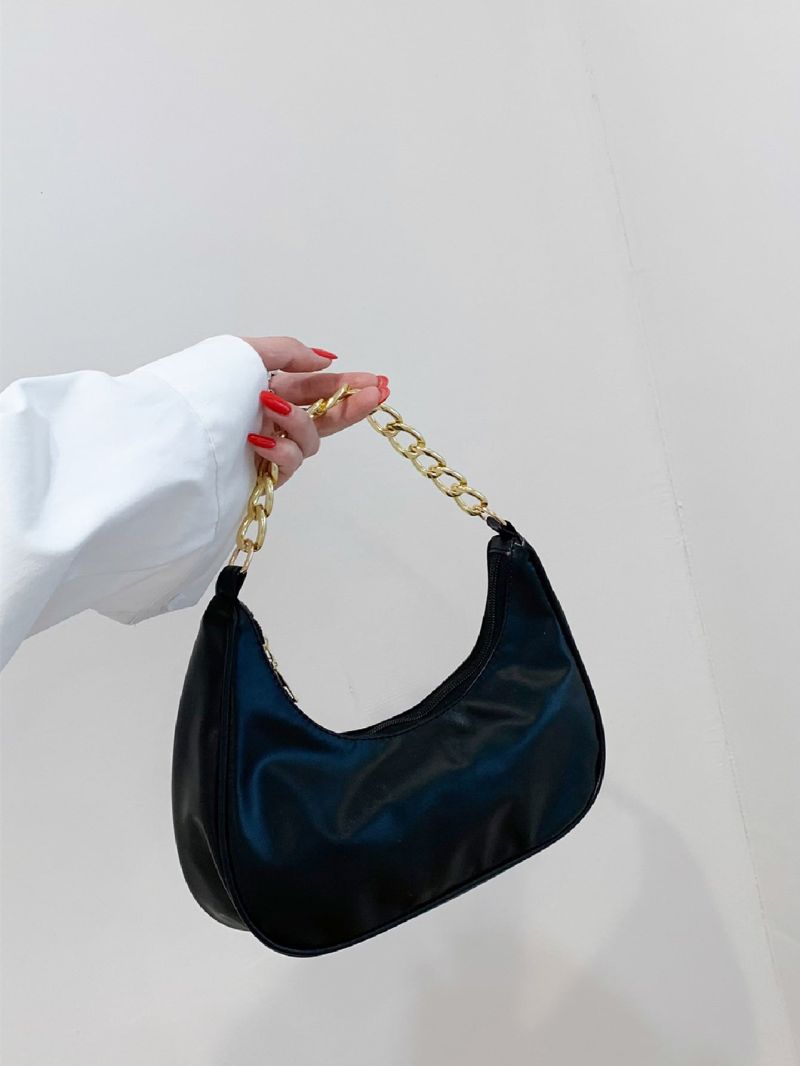Minimalist Chain Baguette Bag