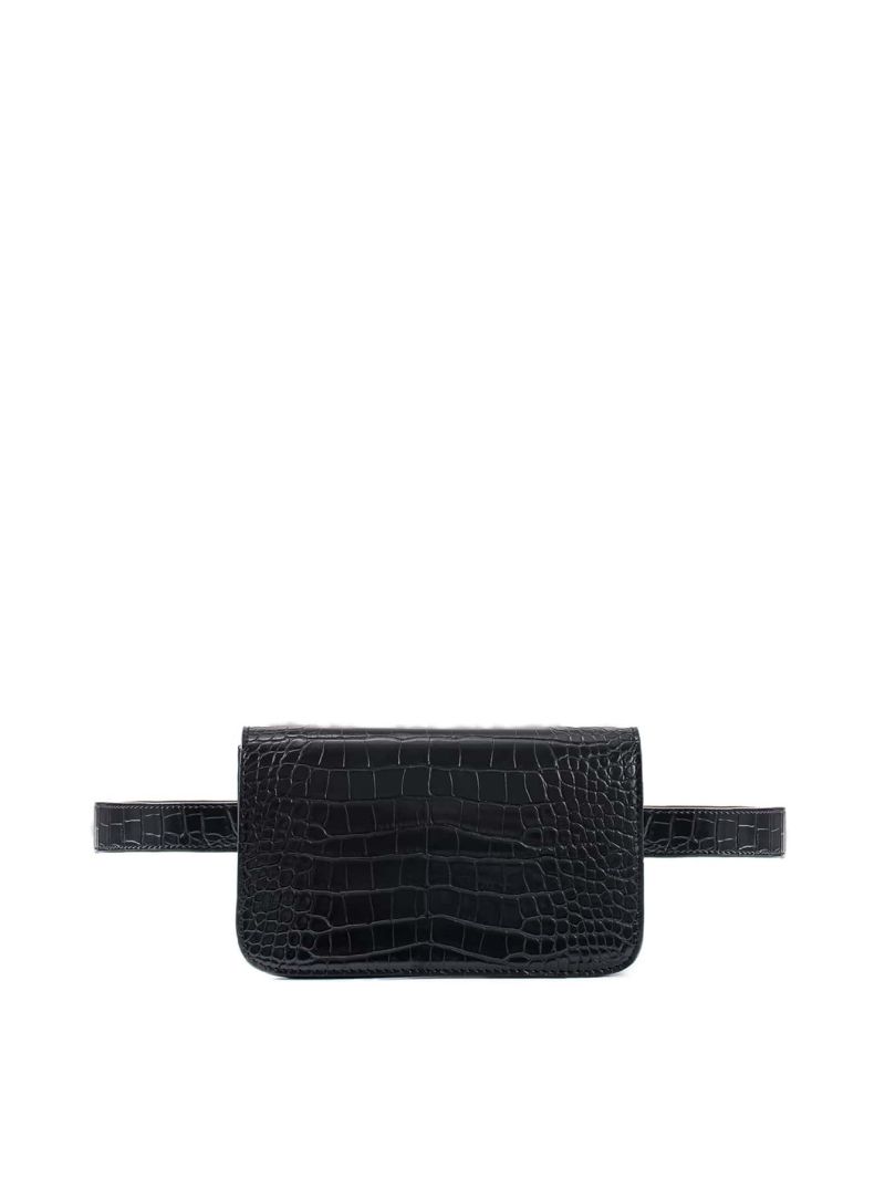 Mini Crocodile Embossed Belt Bag