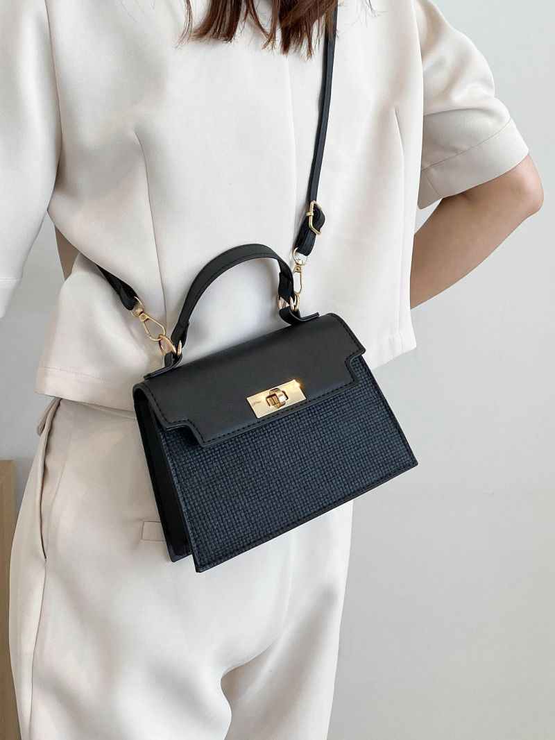 Mini Twist Lock Square Bag