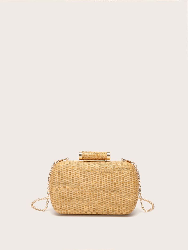 Mini Minimalist Straw Bag