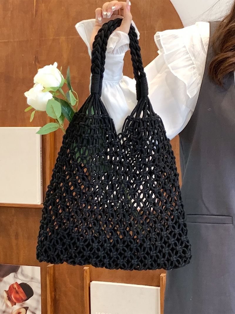 Minimalist Hollow Out Crochet Bag