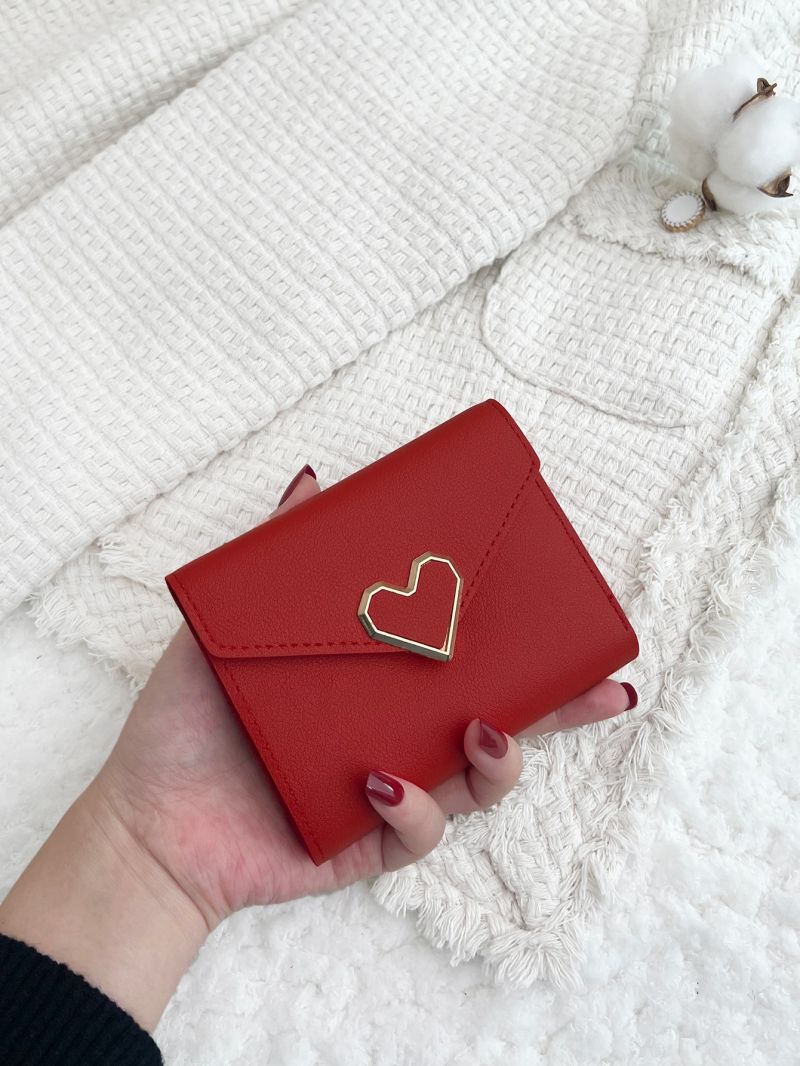Minimalist Heart Graphic Small Wallet