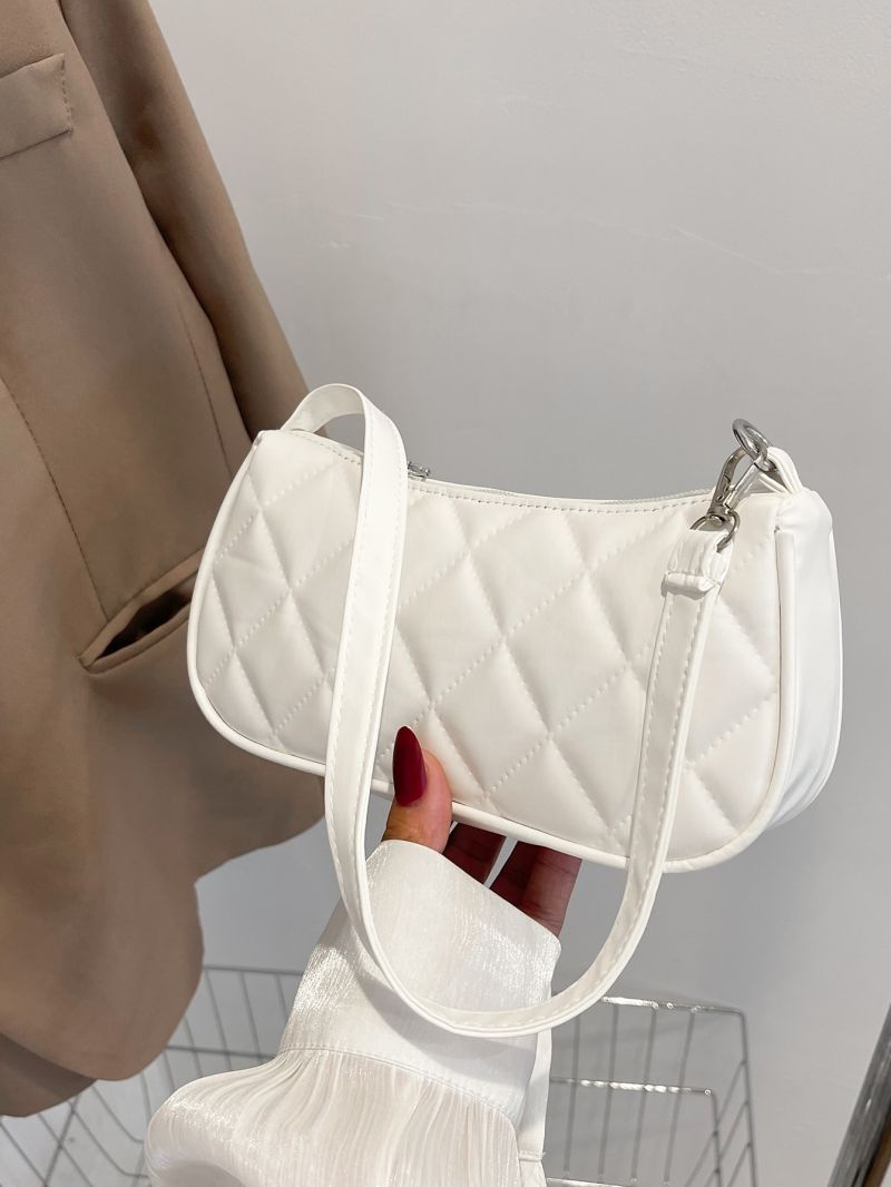 Quilted Baguette Bag