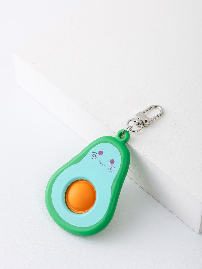 Cartoon Avocado Design Bag Charm