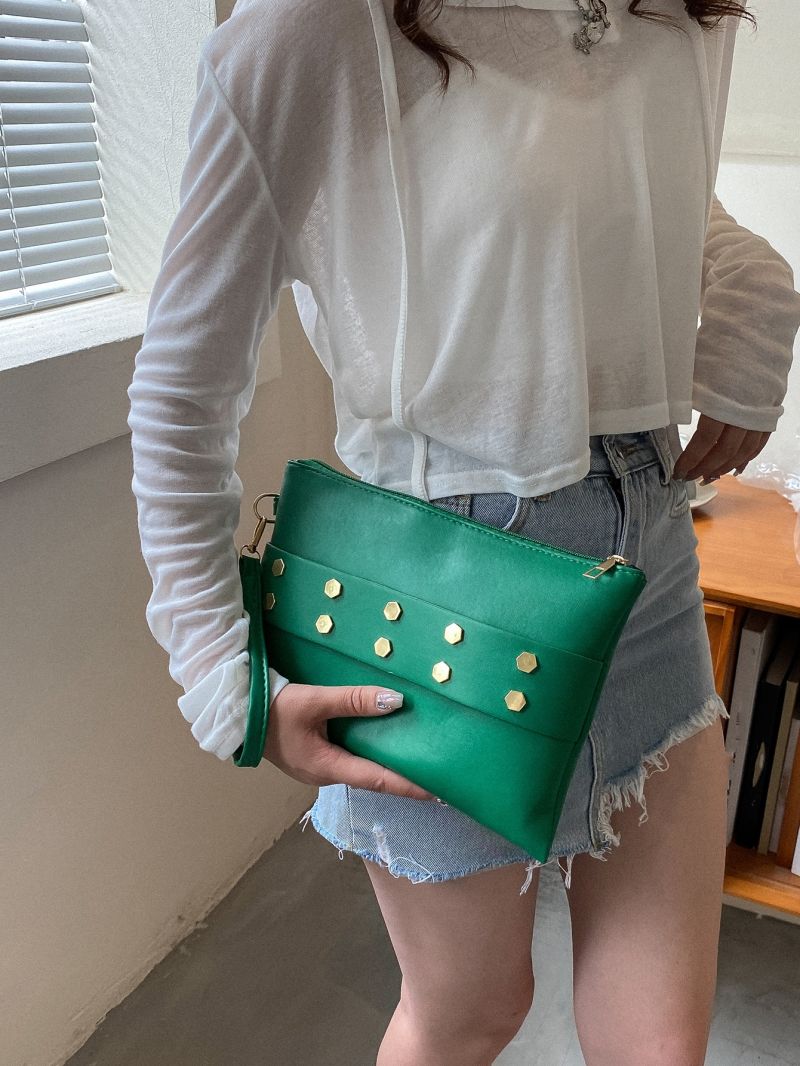 Studded Decor Square Bag