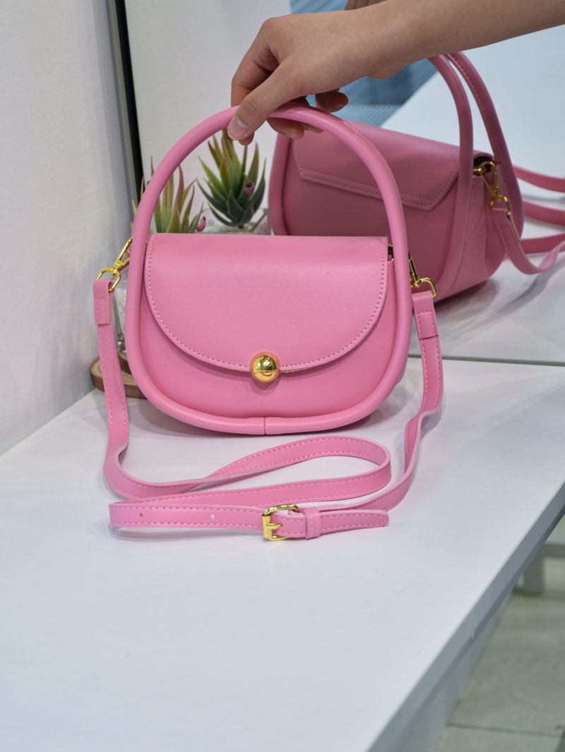 Mini Minimalist Flap Saddle Bag