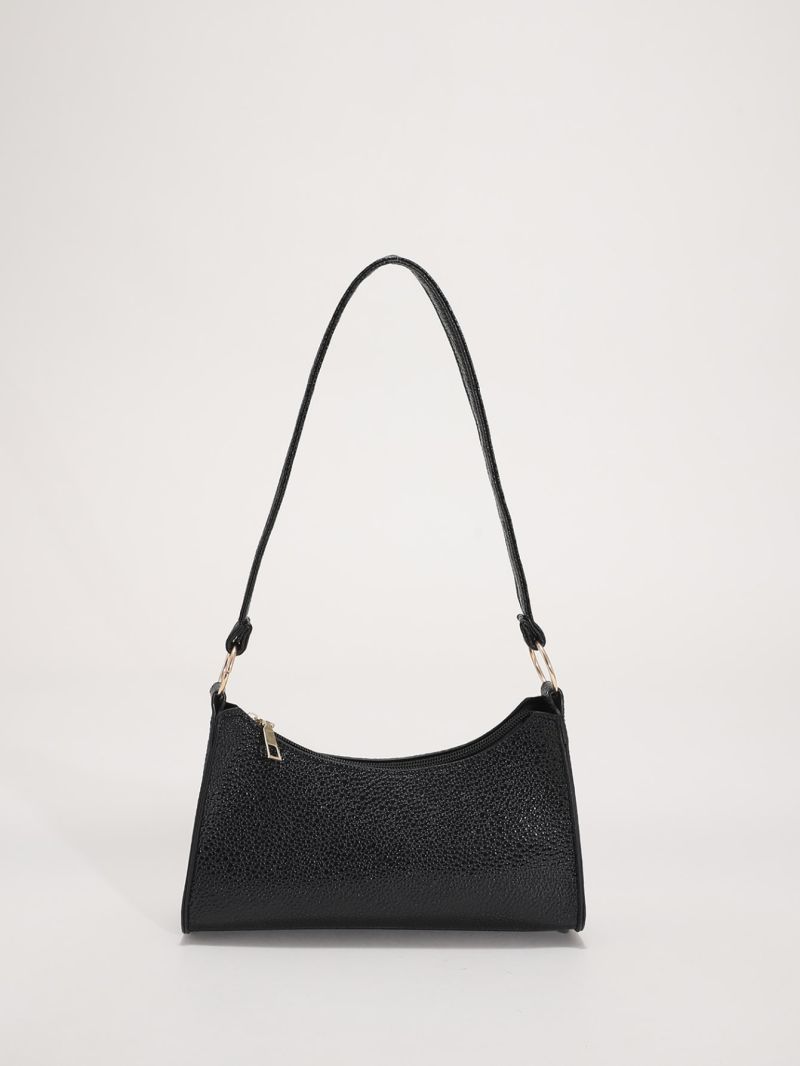 Small Baguette Bag Solid Color