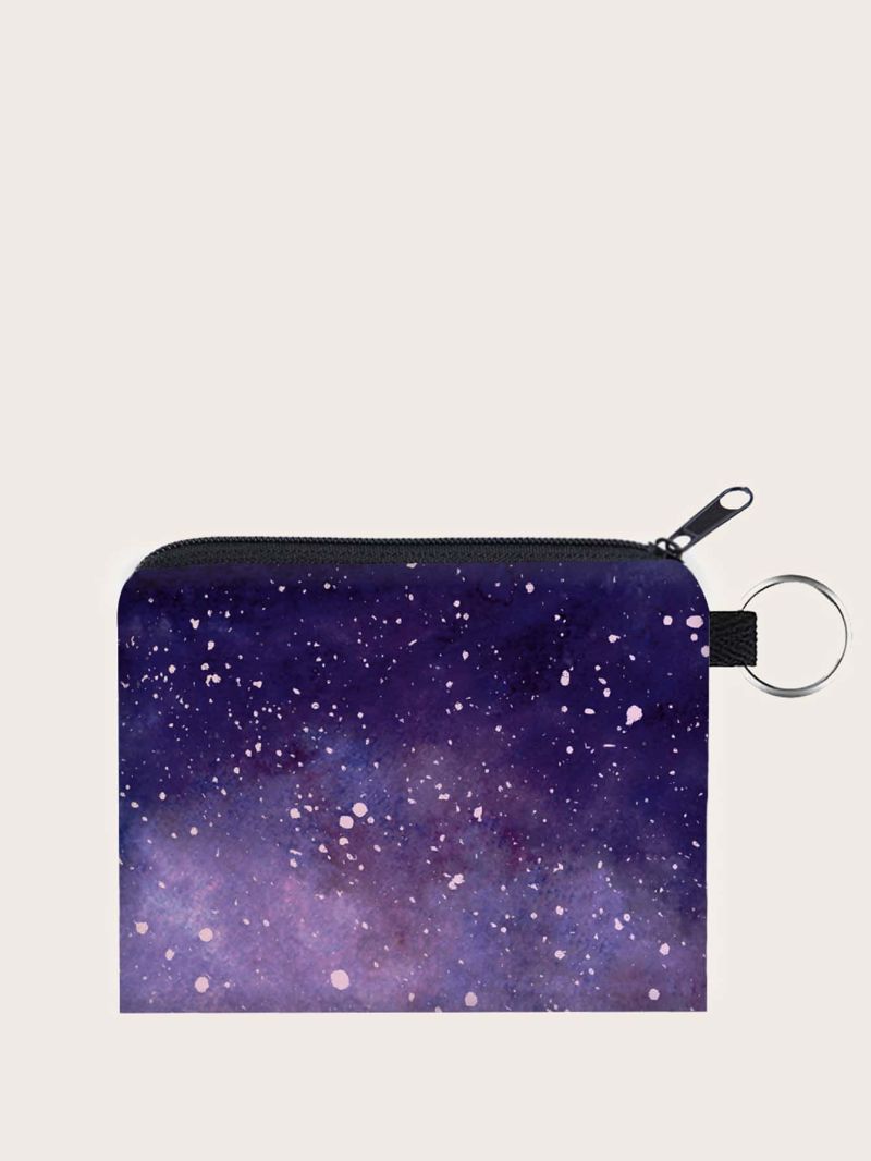Galaxy Print Coin Purse