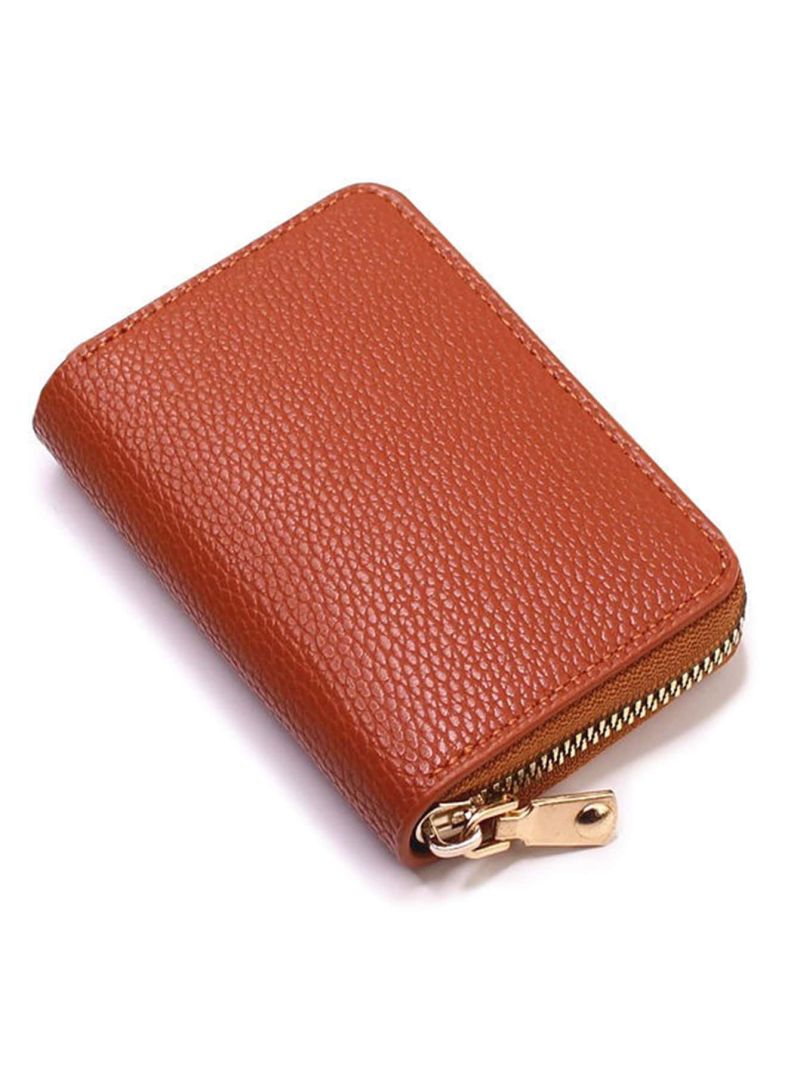 Litchi Embossed Card Holder