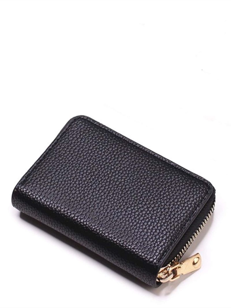 Cards Holder PU Business Bank Credit Bus ID Card Holder Cover Coin Pouch Anti Demagnetization Wallet Bag Organizer