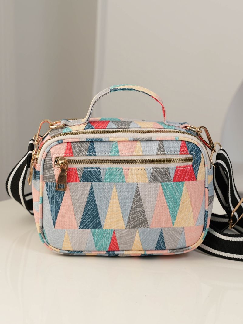 Geometric Graphic Square Bag