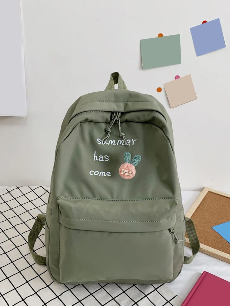 Letter Pattern Functional Backpack