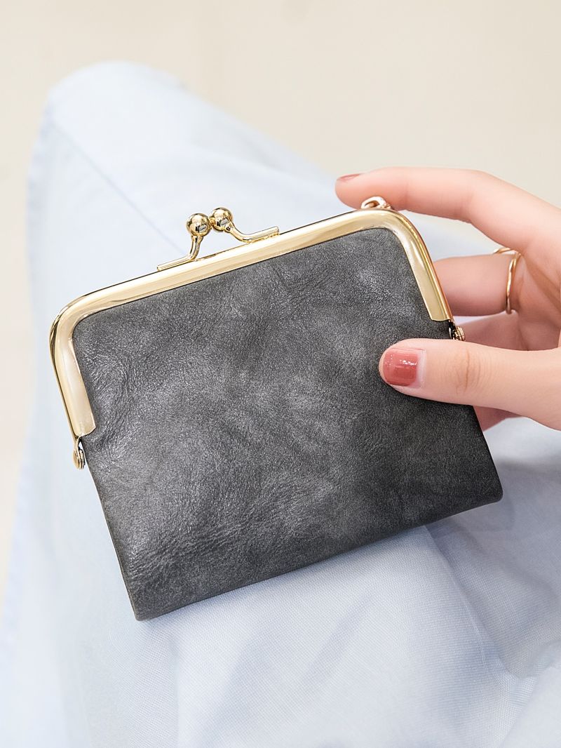 Kiss Lock Design Small Wallet