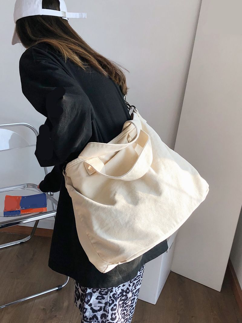 Minimalist Double Handle Shopper Bag