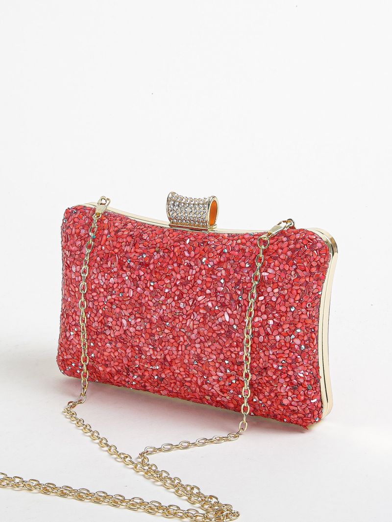 Mini Rhinestone Decor Box Bag