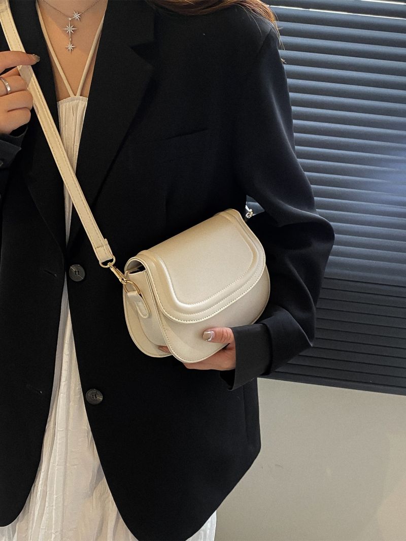 Mini Minimalist Flap Saddle Bag
