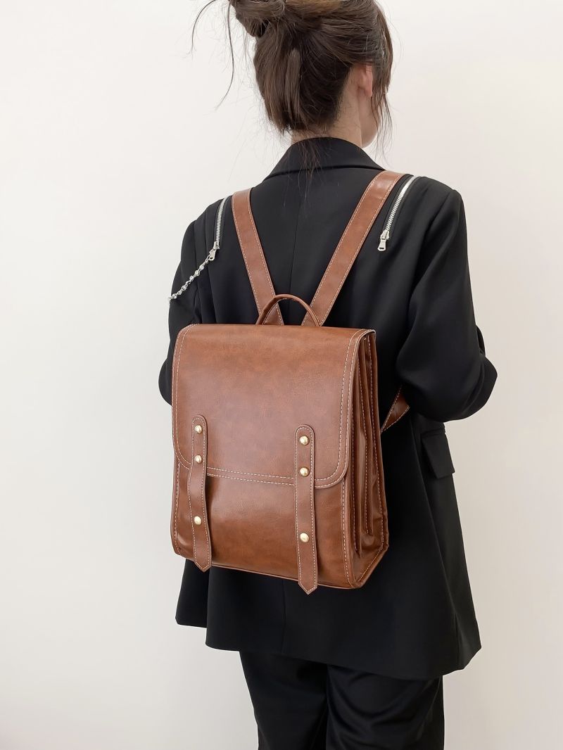 Minimalist Flap Backpack