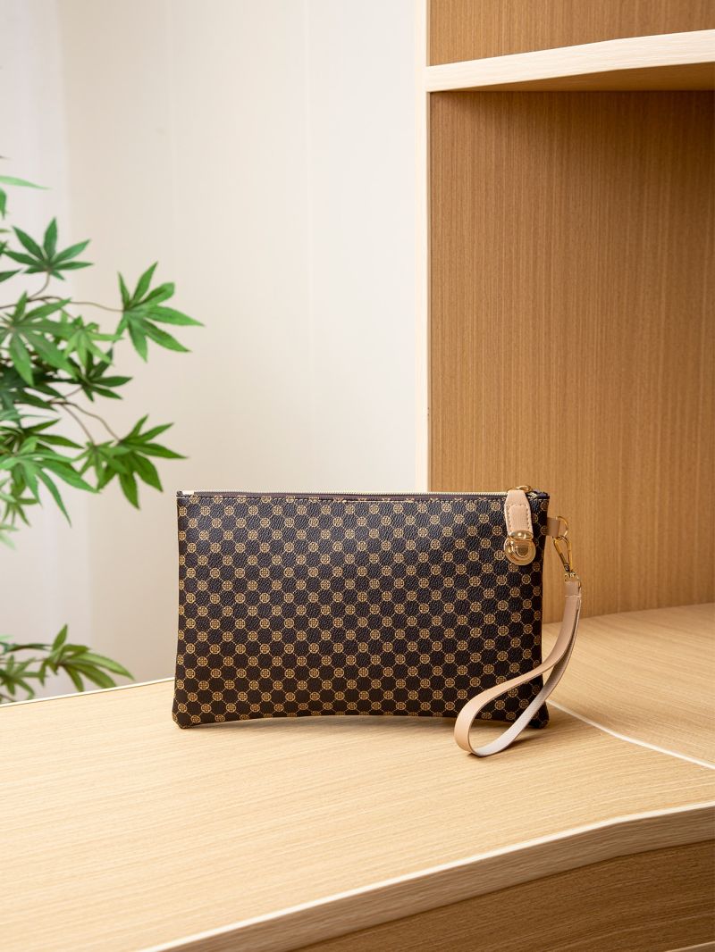 Metal Decor Quilted Square Bag