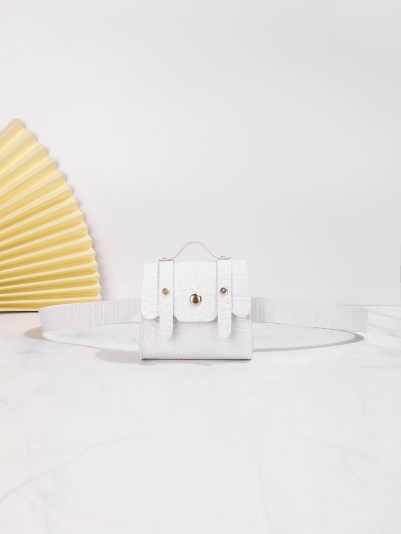Mini Crocodile Embossed Belt Bag