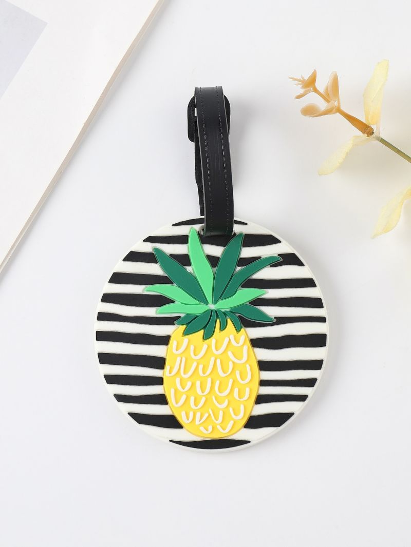 Pineapple Design Luggage Tag