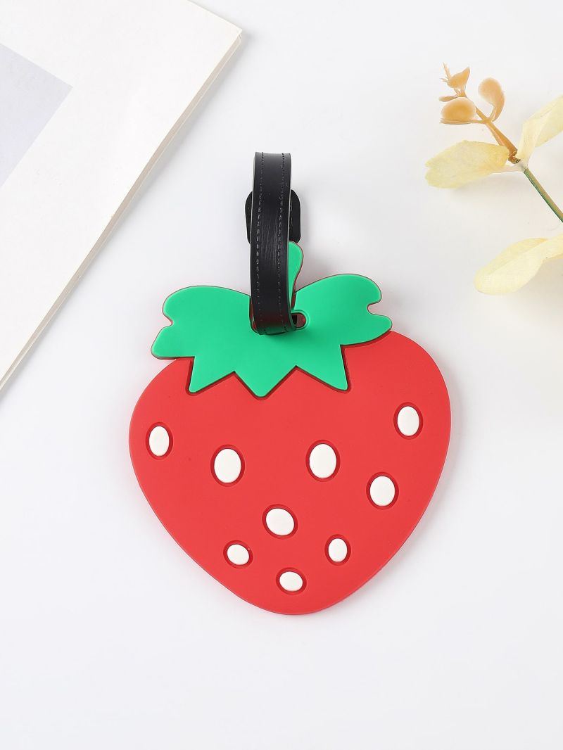 Strawberry Design Luggage Tag
