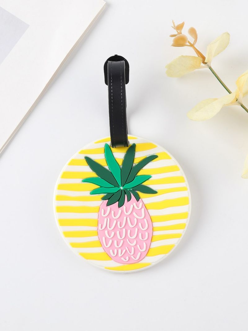 Pineapple Design Luggage Tag