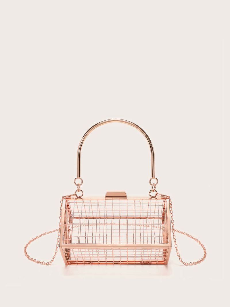 Mini Hollow Out Chain Box Bag