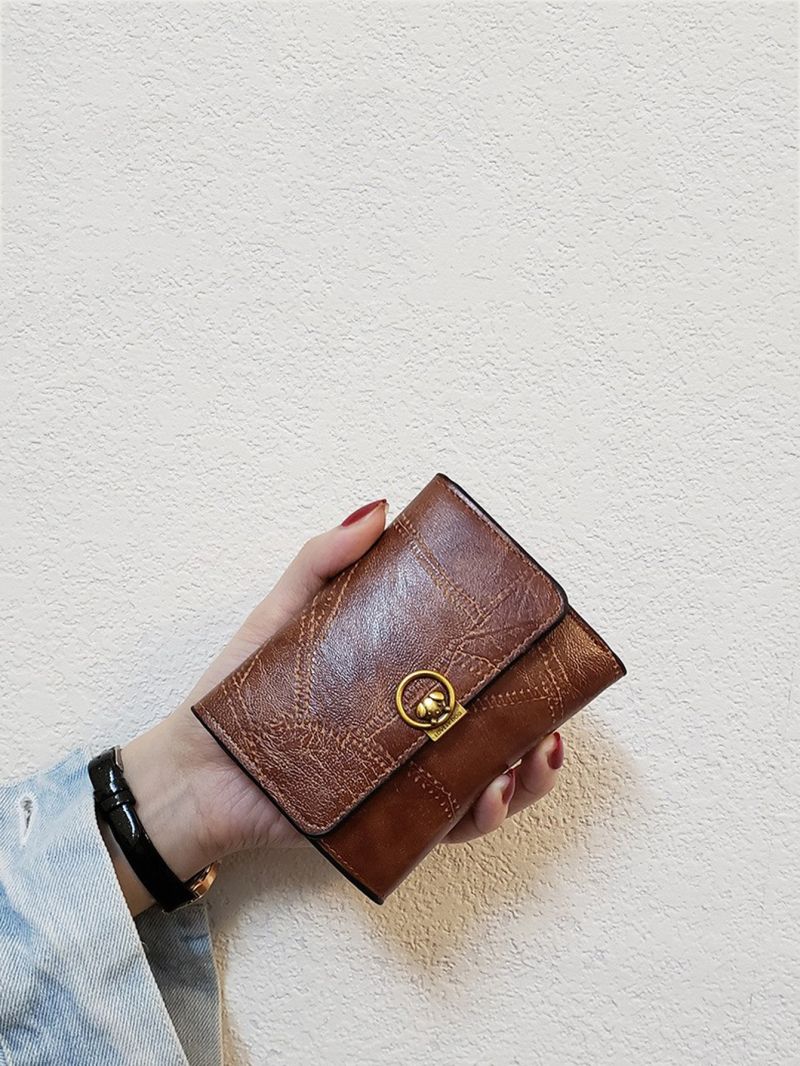 Snap Button Small Wallet