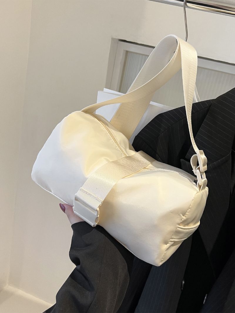 Released Buckle Decor Hobo Bag