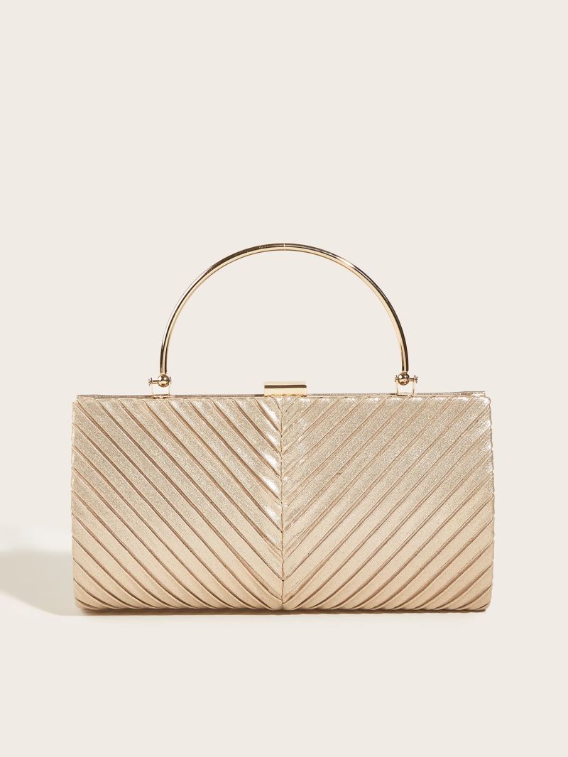 Glitter Design Ruched Bag