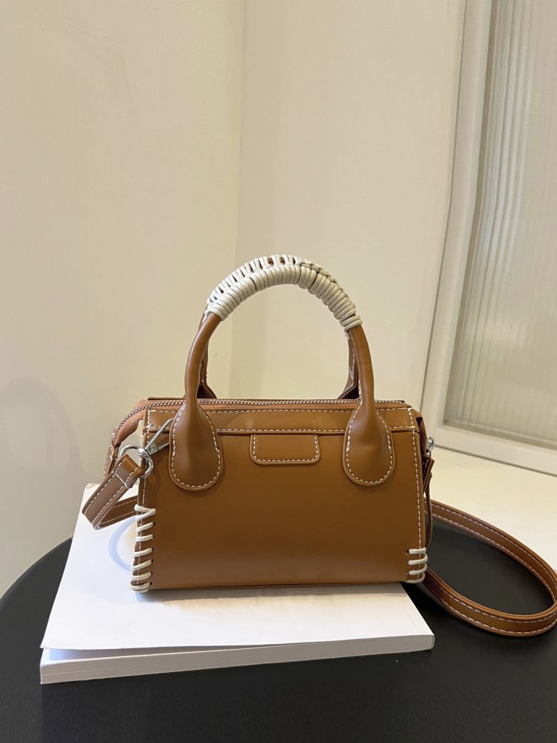 Mini Stitch Detail Square Bag