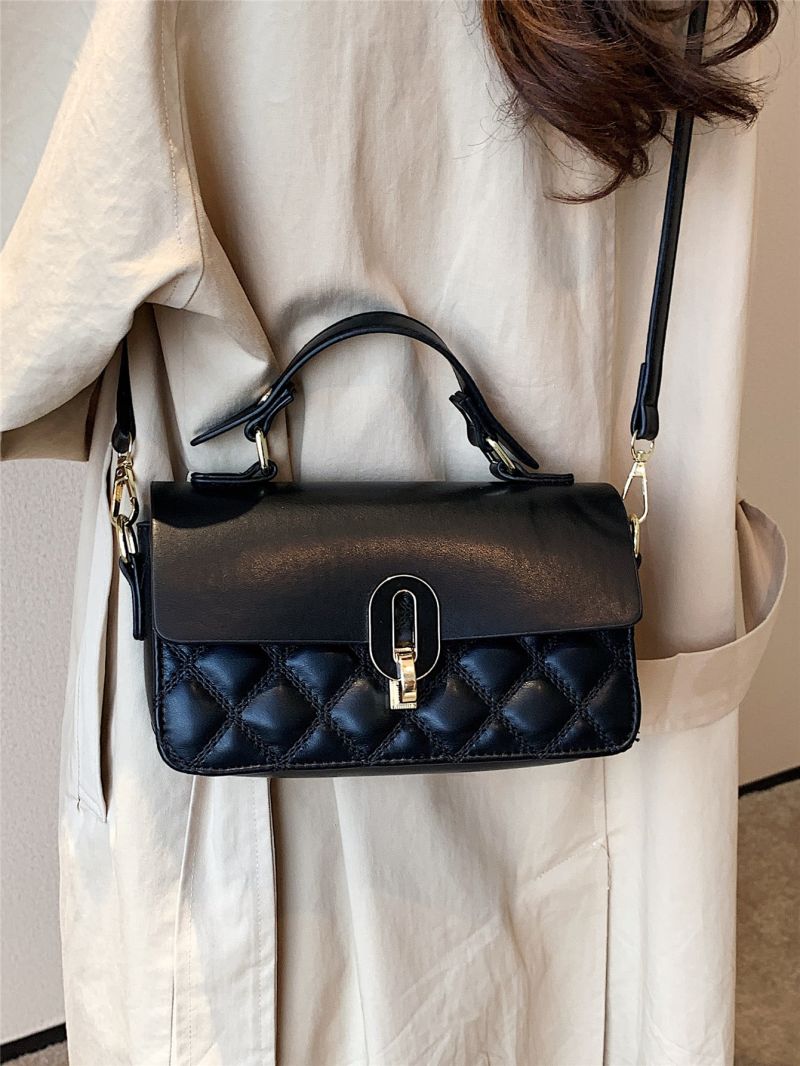 Mini Quilted Flap Square Bag