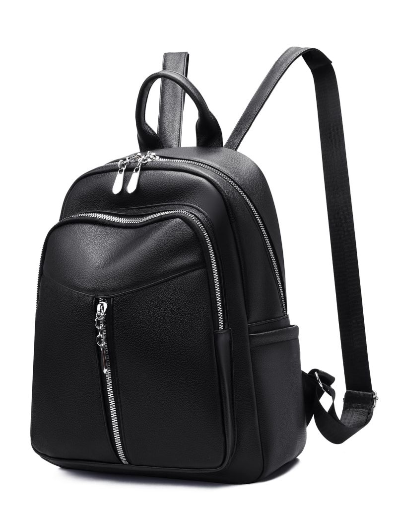 Zip & Pocket Front Backpack