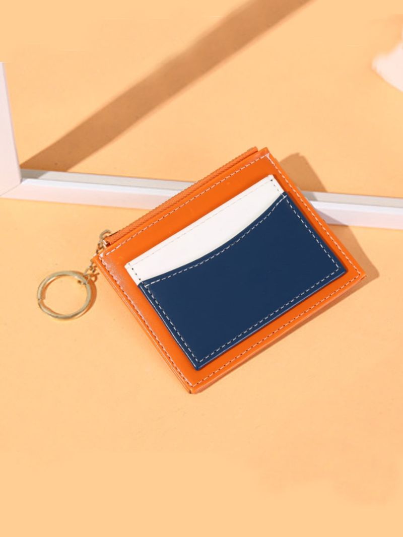 Color Block Coin Purse