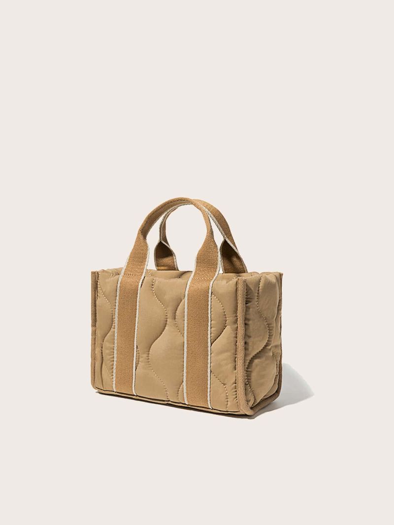 Quilted Pattern Square Bag