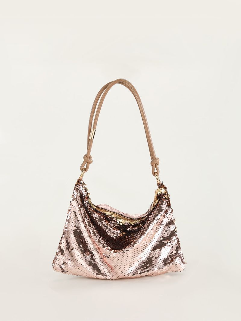 Sequin Decor Hobo Bag
