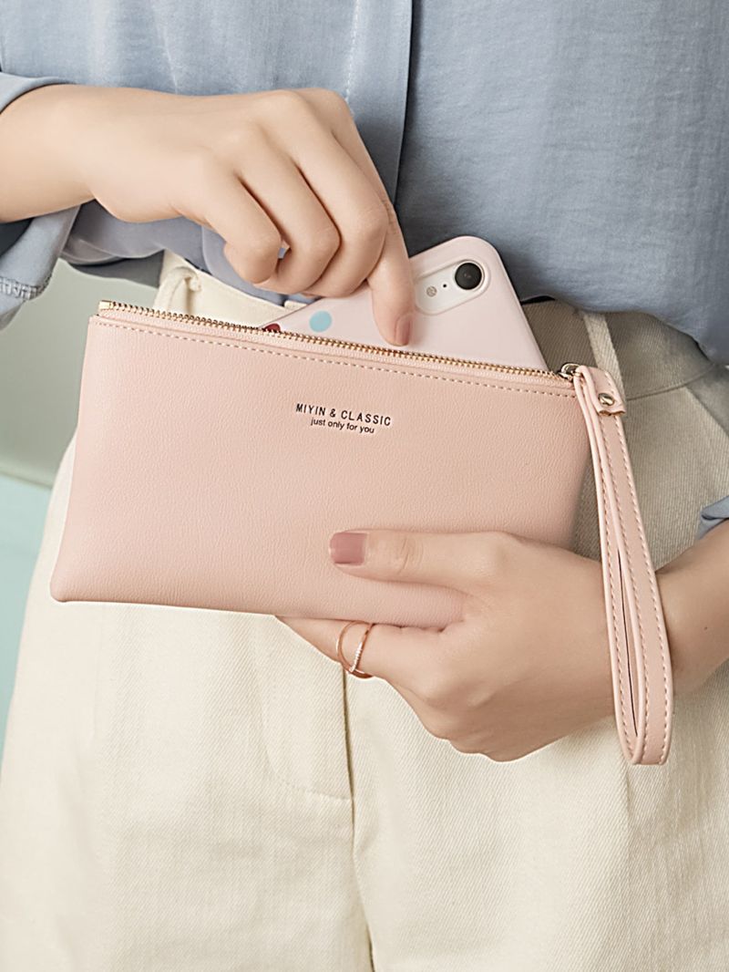 Letter Graphic Long Wallet