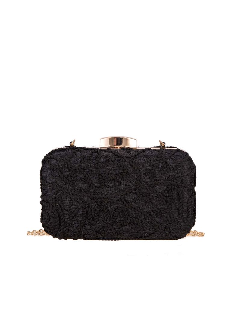 Jacquard Chain Box Bag