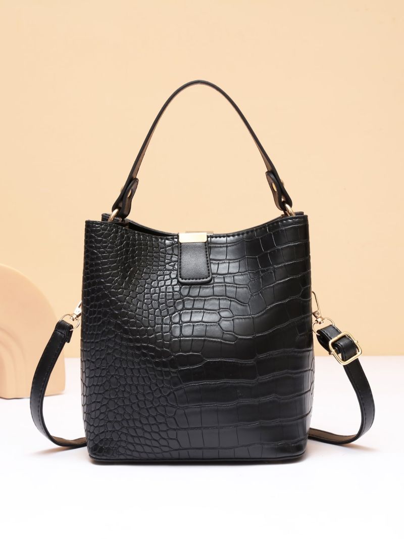 Croc Embossed Satchel Bag, Mothers Day Gift For Mom